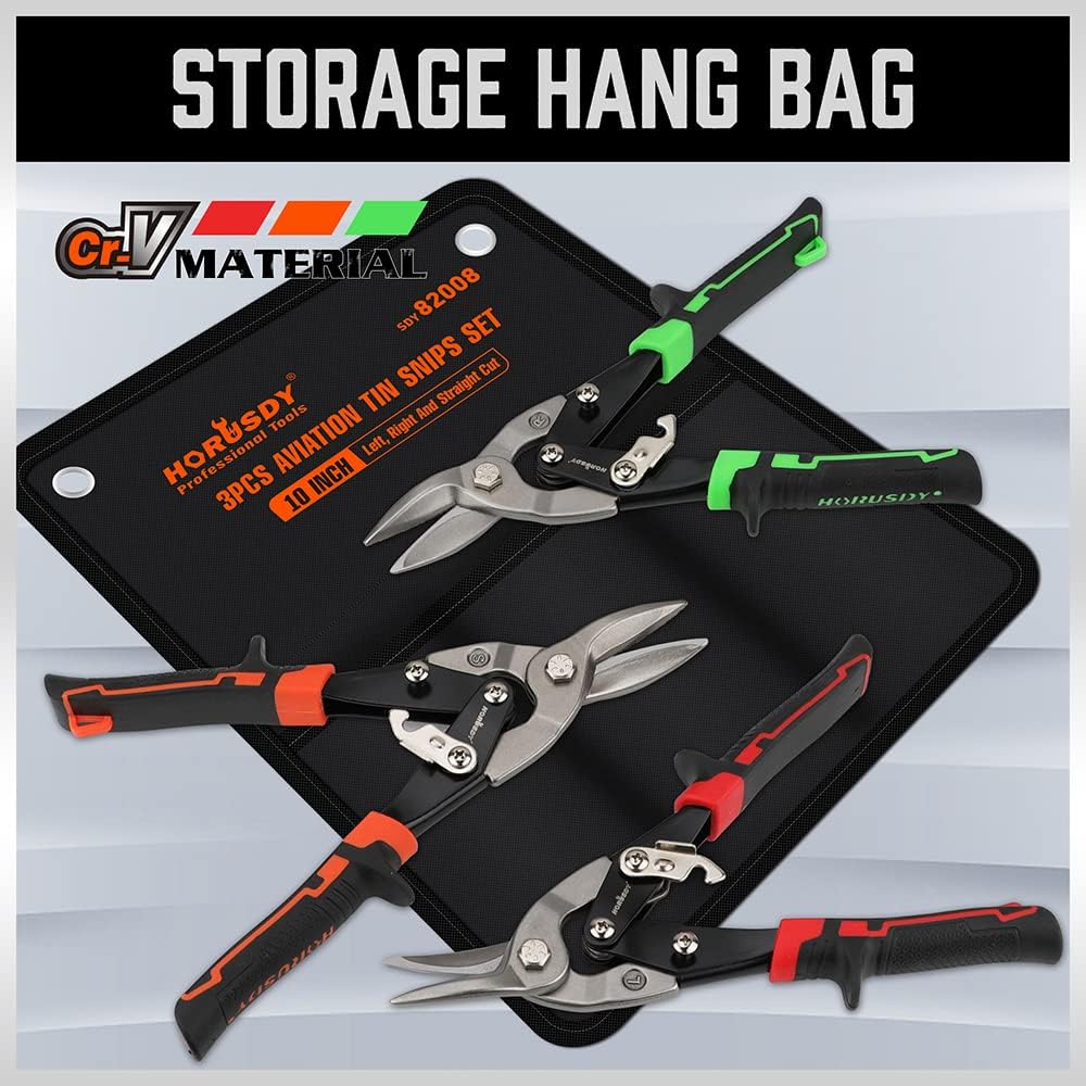 HORUSDY 3-piece mini precision pliers set with orange comfort grips and organizer tray for electronics, jewelry making, and DIY repairs.