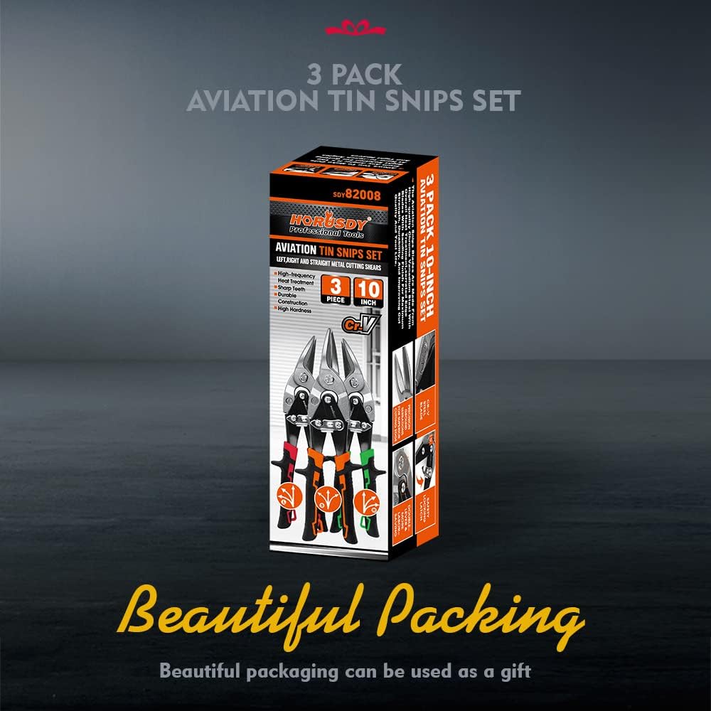 HORUSDY 3-piece mini precision pliers set with orange comfort grips and organizer tray for electronics, jewelry making, and DIY repairs.