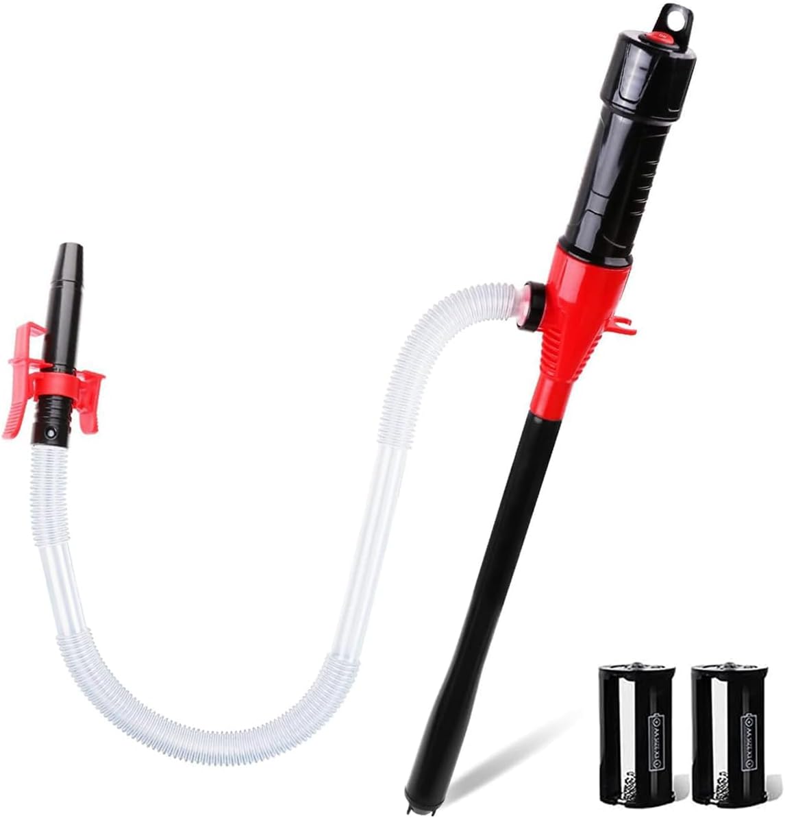 Sedy Liquid Transfer Pump with 90CM Hose, Battery Operated, Fast and Efficient for Gas, Water, Oil, and More - Portable and Durable Tool