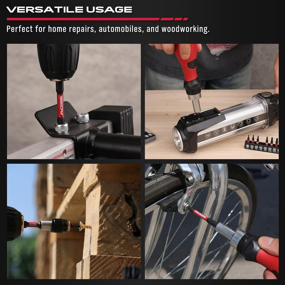 SEDY 25-Piece Torx Bit Set, Magnetic, Corrosion Resistant with CNC Precision, High Torque Strength for Impact Drivers