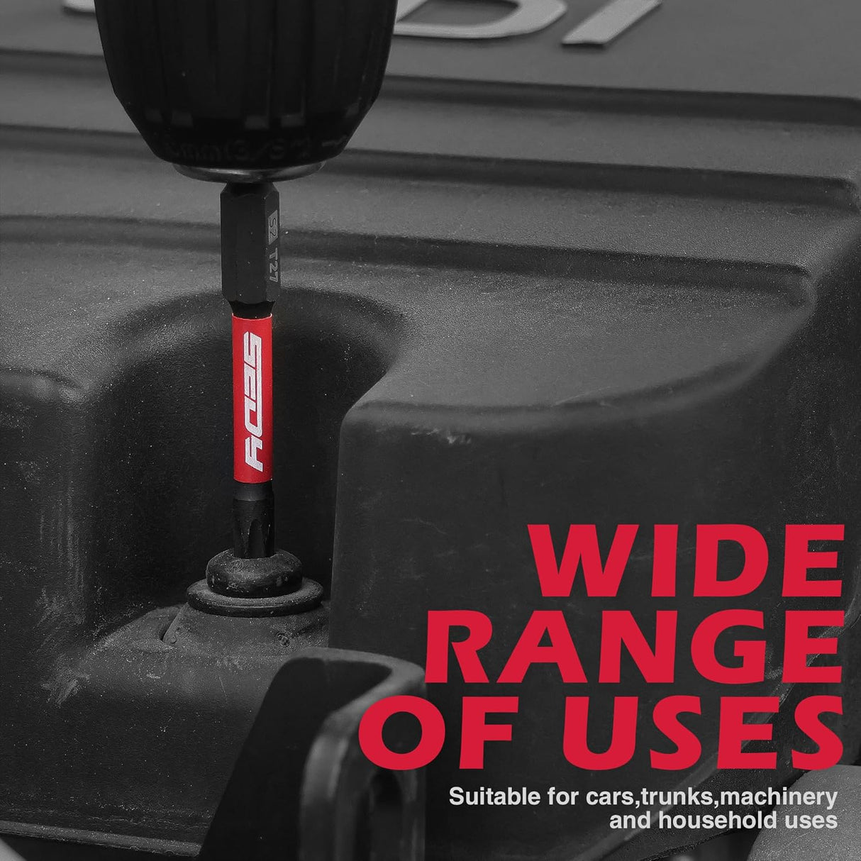 SEDY 25-Piece Torx Bit Set, Magnetic, Corrosion Resistant with CNC Precision, High Torque Strength for Impact Drivers