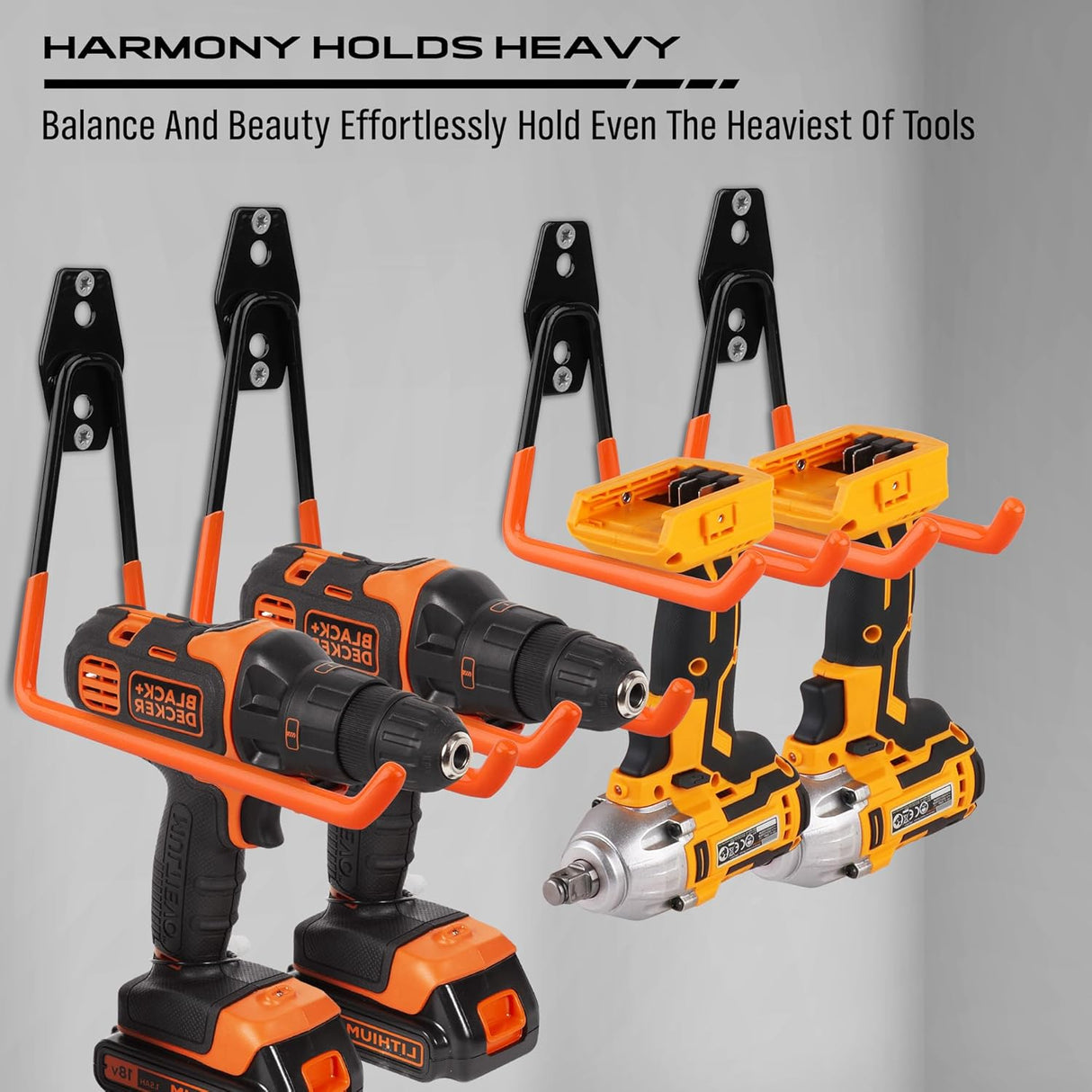 SEDY Heavy Duty Garage Hooks for Storage, Wall Mount Organizers with High Capacity, Durable Steel and Easy Installation