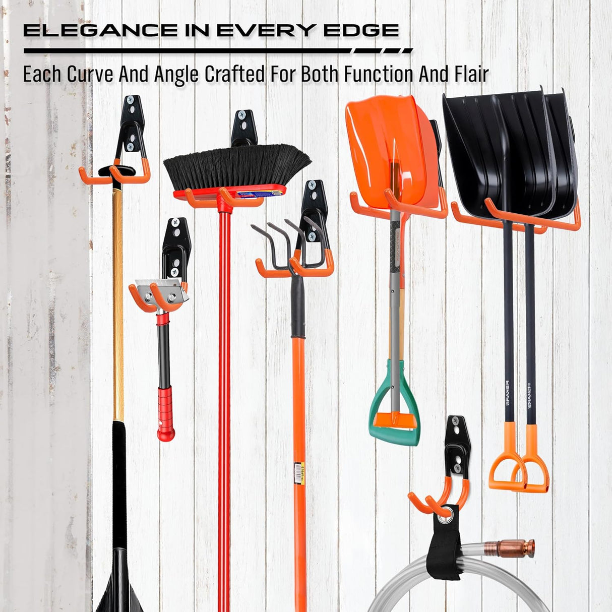 SEDY Heavy Duty Garage Hooks for Storage, Wall Mount Organizers with High Capacity, Durable Steel and Easy Installation