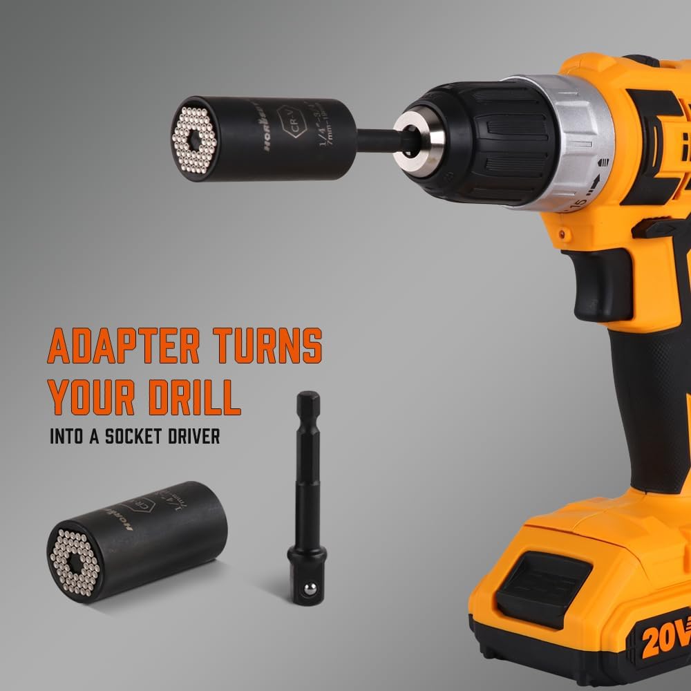 HORUSDY magnetic wristband and universal socket tool gift set for men and women DIY and home improvement