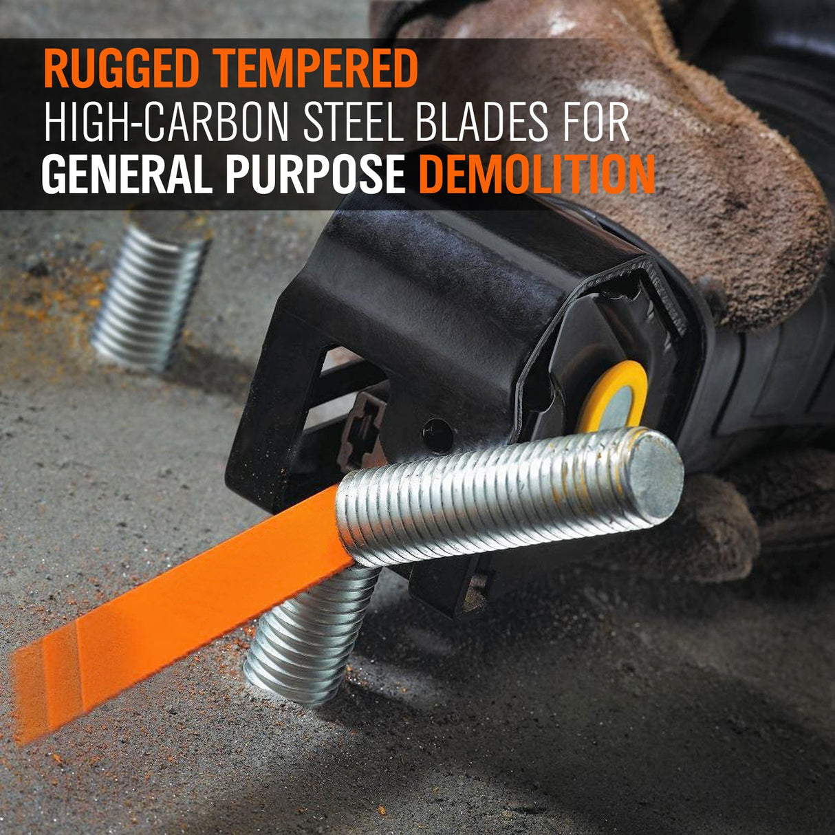 HORUSDY reciprocating saw blades for metal and wood cutting, demolition and pruning