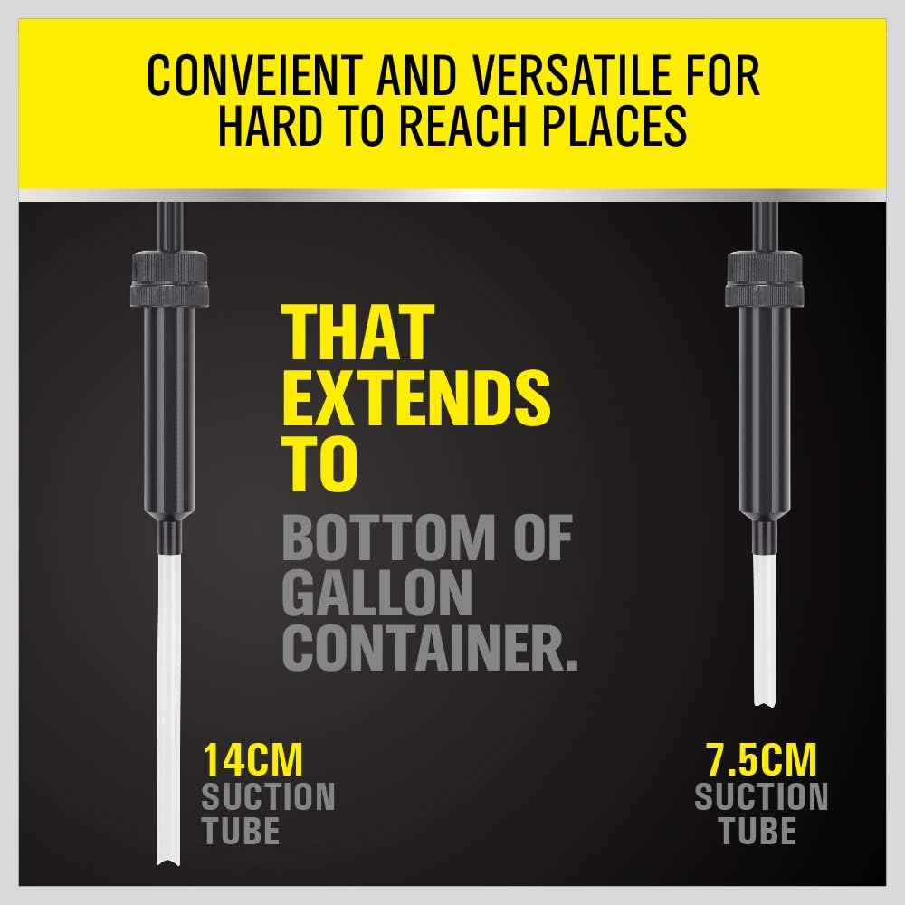 HORUSDY Fluid Lubricant Pump with 60cm Flexible Hose for Automotive and Industrial Use