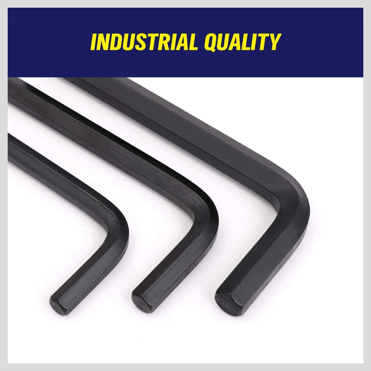 HORUSDY 30-piece hex key wrench set with T-handle and orange storage case, includes SAE and metric sizes