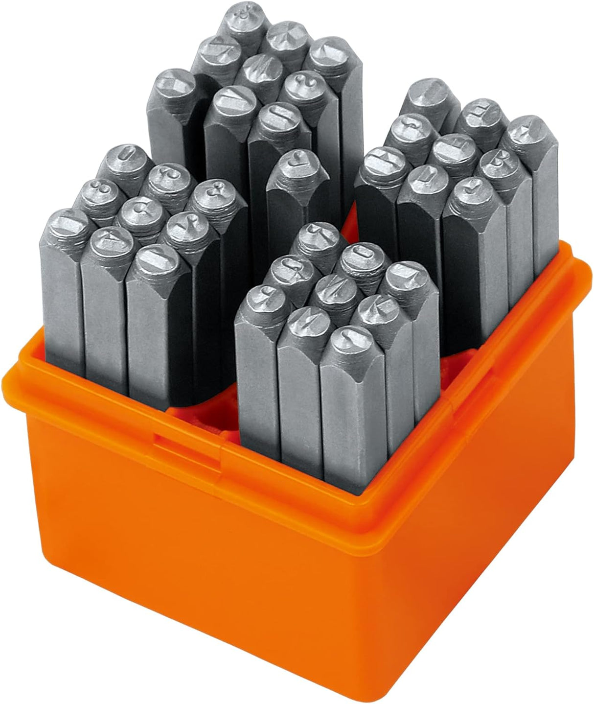 HORUSDY 3mm number and letter metal stamp set for marking metal, leather, jewelry, with upgraded storage case