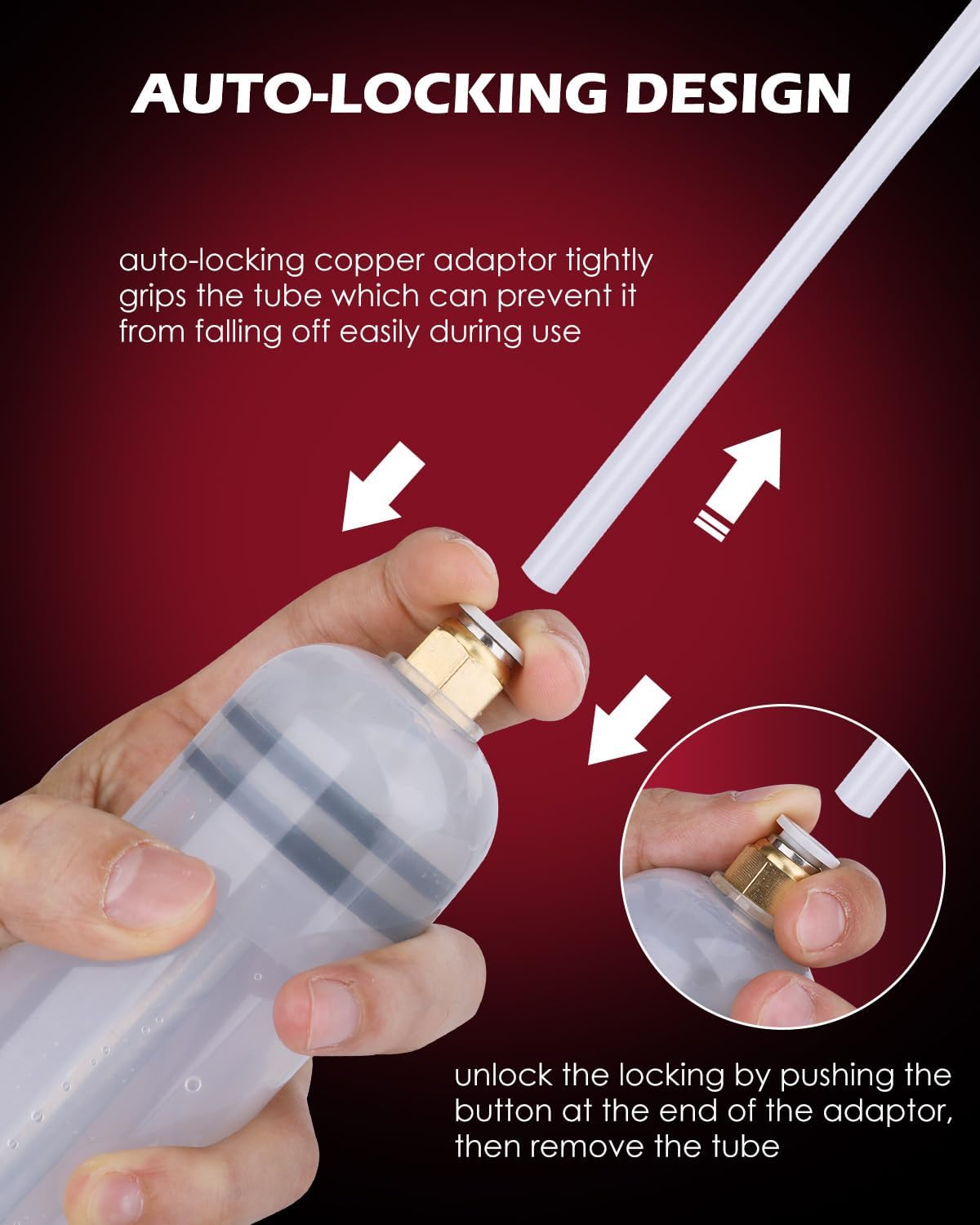 SEDY 200cc Oil Extraction & Fill Pump with Auto-Locking Tube and Precision Scale for Car Fluid Transfer