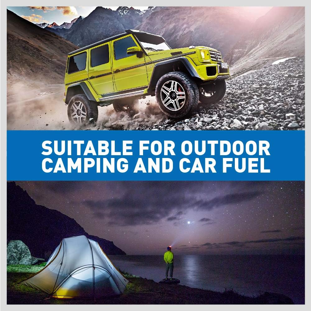 HORUSDY siphon hose pump with antistatic copper head for quick, clean fuel and liquid transfer