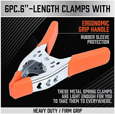HORUSDY Heavy Duty Metal Spring Clamps