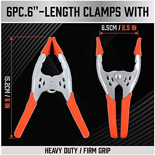 HORUSDY Heavy Duty Metal Spring Clamps