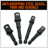8-Piece Impact Sockets Adapter Sets, Hex Shank 1/4" 3/8" 1/2"