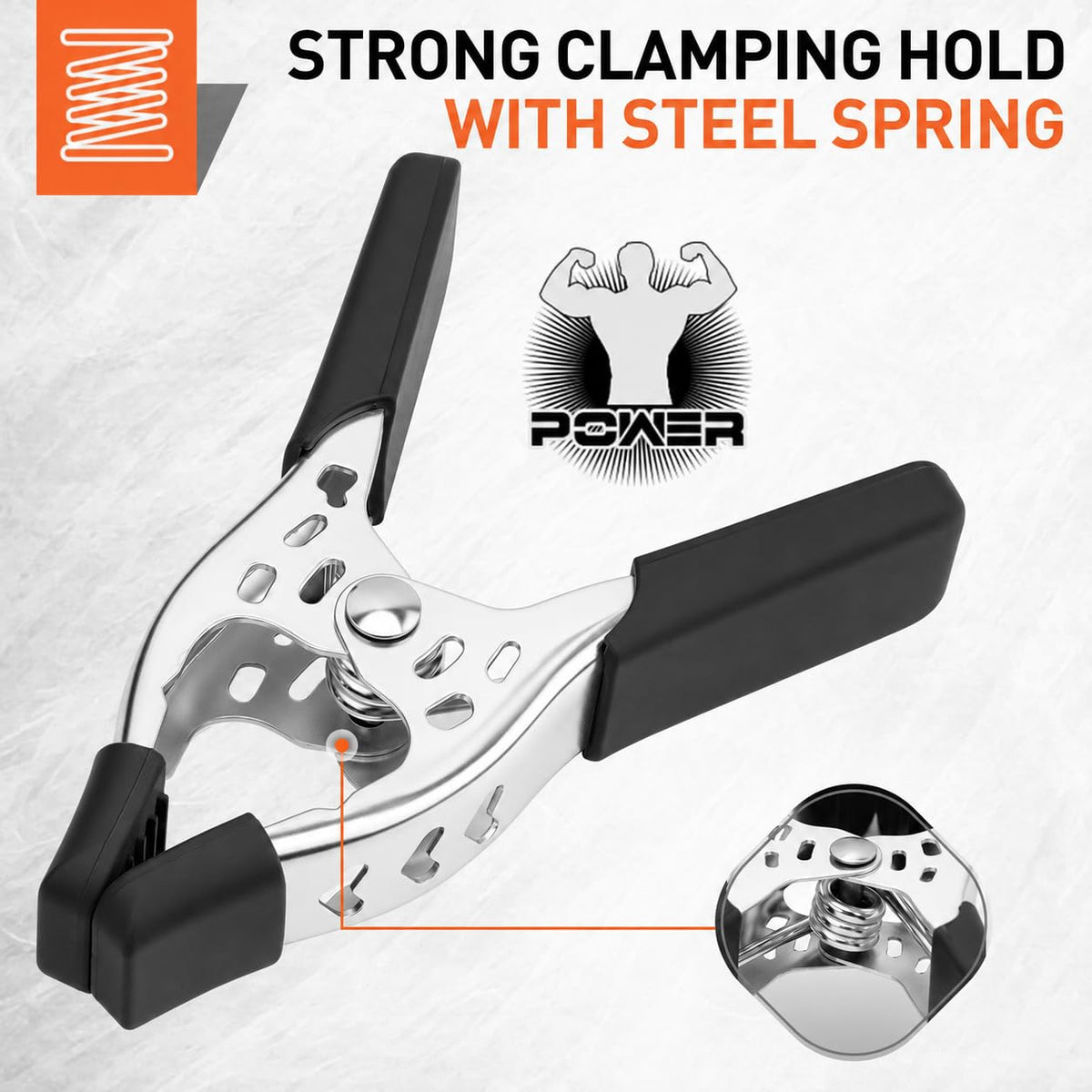 HORUSDY Heavy Duty Metal Spring Clamps