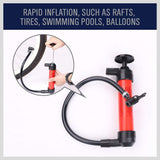 HORUSDY Multi-Use Siphon Fuel Transfer Pump Kit for Gas Oil and Liquids