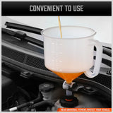 HORUSDY No-Spill Coolant Funnel Kit, Spill Proof Funnel Bleeder with Adapters. Universal Fitment