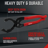 Premium 12" Adjustable Oil Filter Pliers, Universal Wrench Tool with Three-Speed Adjustment for Engine Filters, Conduit, Removal & Fittings - Versatile & Reliable for Mechanics & DIY Enthusiasts
