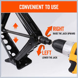 HORUSDY 2-Pieces RV Leveling Scissor Jack Socket Drill Adapter, 1/4 Inch Hex Shank, Fits 3/4 Inch or 19mm Hex Drive Jacks | Amazon US image 7