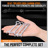 HORUSDY 20-Piece Mini Wrench Set, Small Wrench Set, Metric and SAE Mini Combination Wrench Sets