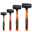 HORUSDY 4-Piece Dead Blow Hammer Set (0.5lb, 1lb, 2lb, 3lb) – One-Piece Molded Body, Steel Shot Filled, No Rebound, Non-Spark, Non-Slip Grip, for Auto, Carpentry & Tile Work | Amazon US image 1