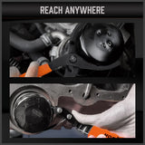 HORUSDY 5-Piece Standard Swivel Oil Filter Wrench, 2-3/4" - 5-1/4"(68.85-133.35mm) Ajustable Car Oil Filter Removal Tool, Durable & Easy Operation