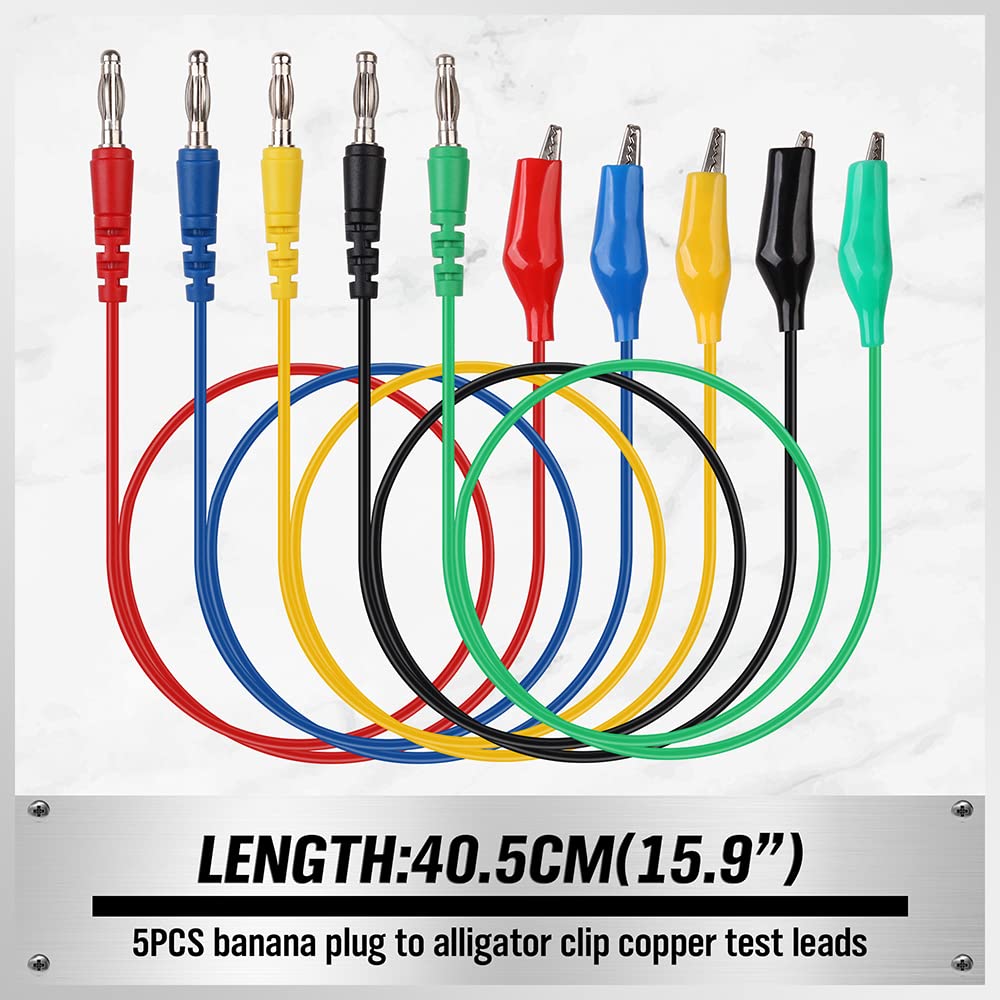 SWANLAKE 22-Piece Back Probe Kit, Multimeter Back Probe Pins with Test Leads and Alligator Clips, Automotive Electrical Circuit Diagnostic Tool Set for Car Repair