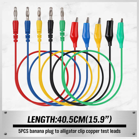 SWANLAKE 22-Piece Back Probe Kit, Multimeter Back Probe Pins with Test Leads and Alligator Clips, Automotive Electrical Circuit Diagnostic Tool Set for Car Repair