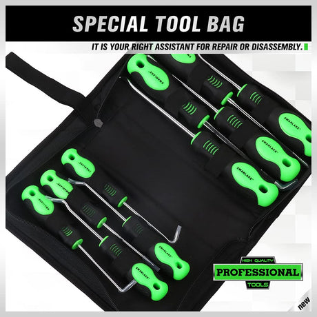 SWANLAKE 10PCS Pick and Hook Set, Pick Tool Set for Car Auto Oil Seal/O-Ring Seal Gasket Pick Mini Hooks Puller Remover (10PCS)