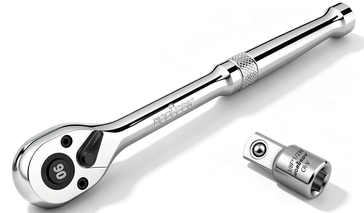 HORUSDY 90-Tooth Quick-Release Ratchet Handle