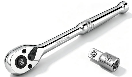 HORUSDY 90-Tooth Quick-Release Ratchet Handle