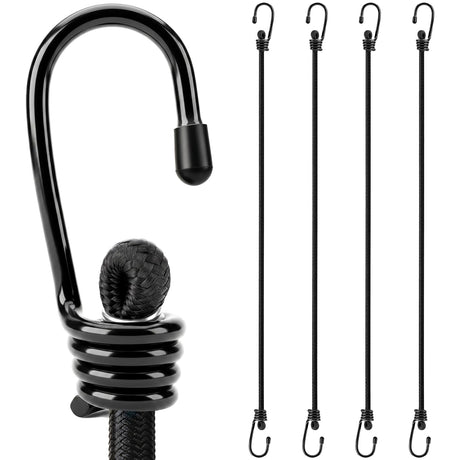 HORUSDY Heavy Duty Bungee Cords with Hooks
