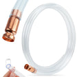 HORUSDY Diesel Mechanical Gas Siphon 10FT Multi-Purpose Super Easy Siphon Pump,3/4" Valve Virgin Grade Tubing Safe