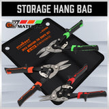HORUSDY 3 Pack Aviation Tin Snips Set, 10 Inch Metal Straight Cut, Left Cut, Right Cut for Cut Sheet Metal, Chrome Vanadium Steel