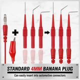SWANLAKE 22-Piece Back Probe Kit, Multimeter Back Probe Pins with Test Leads and Alligator Clips, Automotive Electrical Circuit Diagnostic Tool Set for Car Repair