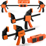 HORUSDY Quick-Release Bar Clamp Set for Woodworking