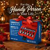 16-Piece Metric Hex Bit Socket Set, Premium S2 Steel, 2-14mm Allen