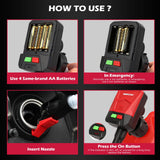 Automatic Fuel Transfer Pump with Auto-Stop, Battery-Operated Gas Can Pump