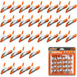HORUSDY 32-Piece 2" inch Small Spring Clamp, Spring Metal Spring Clamps, 3/4"-inch Jaw opening