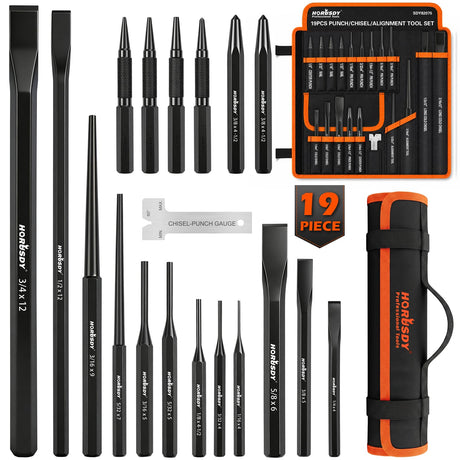 HORUSDY Punch and Chisel Set