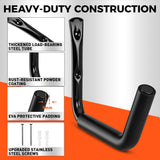 6-Pack Heavy Duty Garage Storage Hooks, 120 LB Capacity Wall Mounted Rack | Amazon US image 3