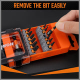 HORUSDY SKU 84028 - Quick-release bit removal illustration