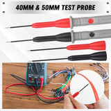 SWANLAKE 11-Piece Multimeter Test Leads Set, CAT III 1000V 20A Multimeter Probes with Alligator Clips, Needle Probe, Banana Plug to Hook Clip, Soft PVC Volt Meter Lead