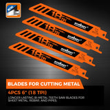 HORUSDY Reciprocating Saw Blade Set with Storage Case