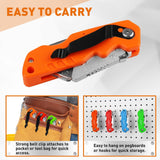 HORUSDY Folding Utility Knife Set with Extra Blades