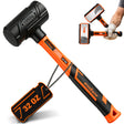 2 LB Dead Blow Hammer, One-Piece Molded, Steel Shot Filled, Non-Slip Grip | Amazon US image 1