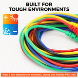 30-Piece Back Probe Kit, Multimeter Back Probe Pins with Test Leads and Alligator Clips, Insulation Wire Piercing Probes, Automotive Electrical Circuit Diagnostic Tool