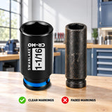 1-1/16” Socket 1/2-inch Drive Deep Impact Axle Nut Socket