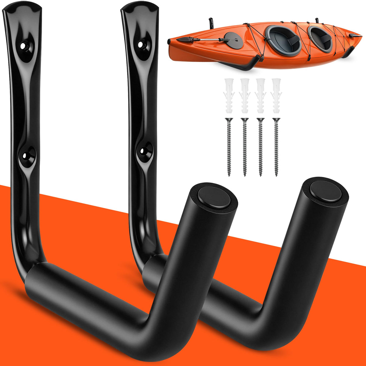 HORUSDY Heavy Duty Garage Storage Hooks, 120 lb Capacity