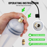 SWANLAKE 200cc Fluid Extractor, Extraction&Fill Pump,Fluid Syringe Pump Manual Suction Vacuum Fuel Car Transfer