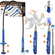 HORUSDY 4PCS Telescoping Magnetic Pick Up Tool Kit, Magnetic Sweepers Set with 360° Inspection Mirror, 2 Telescoping Magnetic Pickup Tools (5–25.6/6.9–29.5 in) & 24 in Flexible Claw Grabber